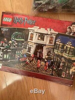 Lego Harry Potter Diagon Alley (10217) Complete with Minifigs & Manual (NO BOX)