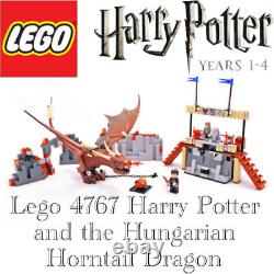Lego set 4767 Harry Potter and the Hungarian Horntail COMPLETE with Instructions