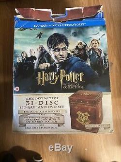 Limited Collectors Harry Potter Wizards Collection Blu Ray + DVD Complete