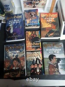 Livres Harry Potter Complete Set 1 to 7 French Editions Gallimard by J K Rowling