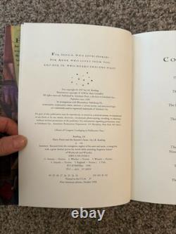 Lot 18 HARRY POTTER Books J. K. Rowling Complete Set 1-8 & 10 Extras HB Quidditch