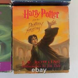 Lot 7 Harry Potter Complete Set Audiobooks CD 1-7 by JK Rowling & Jim Dale