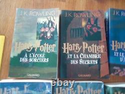 Lot Harry Potter 1 2 3 4 5 6 7 Cursed Child Large Format Gallimard Complete