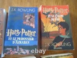 Lot Harry Potter 1 2 3 4 5 6 7 Cursed Child Large Format Gallimard Complete