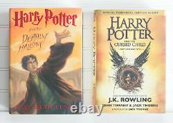 Lot of 12 (#1-7 plus) HARRY POTTER Complete Series Set HARDCOVER Books withCursed