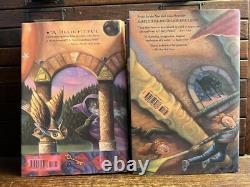 Lot of 13 HARRY POTTER Books Complete Series (1-7) by JK Rowling HC/DJ + 6 BONUS