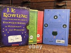 Lot of 13 HARRY POTTER Books Complete Series (1-7) by JK Rowling HC/DJ + 6 BONUS