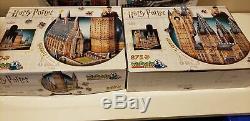 Lot of 6 Harry Potter 3d Puzzles Complete Collection