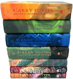 Lot of 7 Harry Potter Books Complete Hardcover Book Set All First US Editions +
