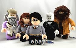 Lot of 7 LEGO Harry Potter 13 inch plush COMPLETE SET FREE SHIPPING NIB