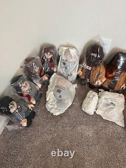 Lot of 7 LEGO Harry Potter 13 inch plush COMPLETE SET FREE SHIPPING NIB