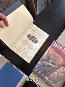 Lot of 8 HARRY POTTER #1-7 Complete Set HARDCOVER JK Rowling + CURSED CHILD
