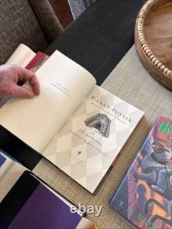 Lot of 8 HARRY POTTER #1-7 Complete Set HARDCOVER JK Rowling + CURSED CHILD