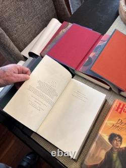 Lot of 8 HARRY POTTER #1-7 Complete Set HARDCOVER JK Rowling + CURSED CHILD