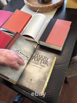 Lot of 8 HARRY POTTER #1-7 Complete Set HARDCOVER JK Rowling + CURSED CHILD