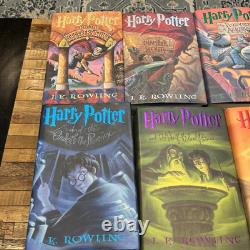 Lot of 8 HARRY POTTER #1-7 + Cursed Child Complete Set HARDCOVER JK Rowling