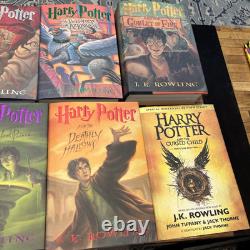 Lot of 8 HARRY POTTER #1-7 + Cursed Child Complete Set HARDCOVER JK Rowling