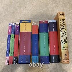 Lot of 8 Harry Potter Mixed Hardcover Paperback Books Complete Set Cursed Child