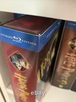 Lot of Harry Potter Ultimate Edition Years 1-7 Blu-ray Complete Set Rare OOP