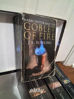 Loved 2008 Bloomsbury The Complete Harry Potter Collection Softcover Box Set