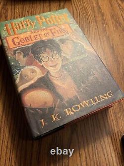 MINT Harry Potter Complete Series 1-7 HARDCOVER -1st EDITIONS! 3 are 1st Print