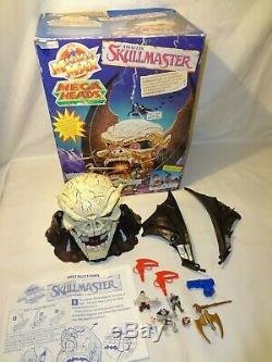 Mighty Max Mega Heads Assaults Skull Master Complete Playset Skullmaster + Box