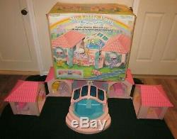 My Little Pony MLP G1 Paradise Estate & Accessories & Box Vtg 1986 95% Complete