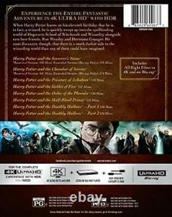 NEW Harry Potter Complete 1-8 Film Collection (4K UHD/Blu-ray, 2017 16-Disc Set)