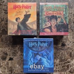 NEW SEALED Lot 3 Harry Potter Unabridged CD Audiobooks Phoenix, Deathly, Goblet