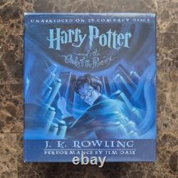 NEW SEALED Lot 3 Harry Potter Unabridged CD Audiobooks Phoenix, Deathly, Goblet