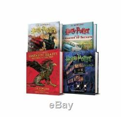 New Harry Potter Complete Illustrated Edition J. K Rowling 1 2 3 Fantastic Beast