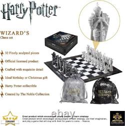 Official Harry Potter Wizard Chess Set Collectible Noble Collection NEW IN BOX