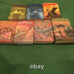 Original Harry Potter Complete Set -7 First Editions/ All FIRST PRINTS
