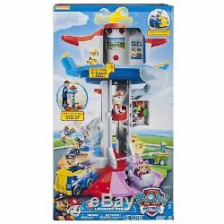 Paw Patrol MY SIZE LOOKOUT TOWER with 8 VEHICLE PLAYSETS COMPLETE SET NEW
