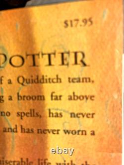 RARE EARLY EDITION! Harry Potter & the Sorcerer's Stone by J. K. Rowling (1998)