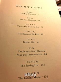 RARE EARLY EDITION! Harry Potter & the Sorcerer's Stone by J. K. Rowling (1998)