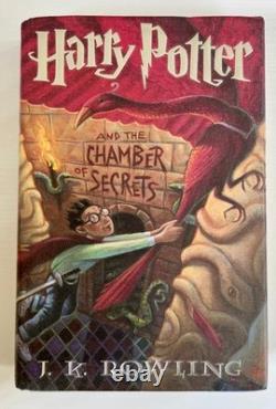 RARE Harry Potter Complete Series Hardcover Lot of 8 withERRORS