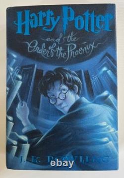 RARE Harry Potter Complete Series Hardcover Lot of 8 withERRORS