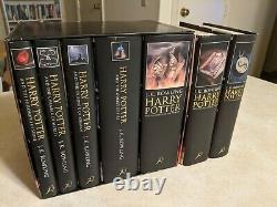 RARE! Harry Potter Complete Set Adult UK Edition Bloomsbury Hardcover Box