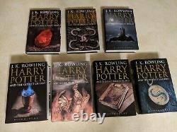 RARE! Harry Potter Complete Set Adult UK Edition Bloomsbury Hardcover Box