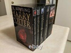 RARE! Harry Potter Complete Set Adult UK Edition Bloomsbury Hardcover Box