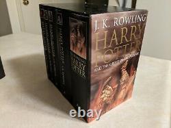 RARE! Harry Potter Complete Set Adult UK Edition Bloomsbury Hardcover Box