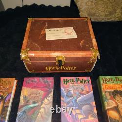 RARE Harry Potter Hardcover Box Set First American Edition (1998) COMPLETE