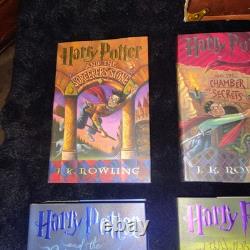 RARE Harry Potter Hardcover Box Set First American Edition (1998) COMPLETE