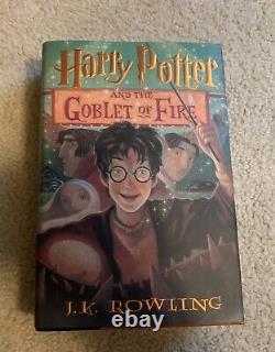 RARE Harry Potter & the Goblet of Fire JK Rowling Misprint ERROR upside down