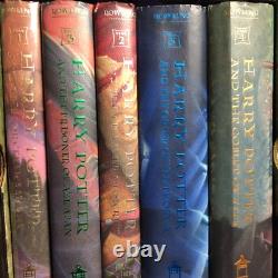 RARE SET! THE HARRY POTTER COLLECTION BOX SET 1 to 5 By J. K. Rowling, FINE HCDJ
