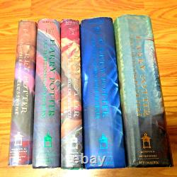 RARE SET! THE HARRY POTTER COLLECTION BOX SET 1 to 5 By J. K. Rowling, FINE HCDJ