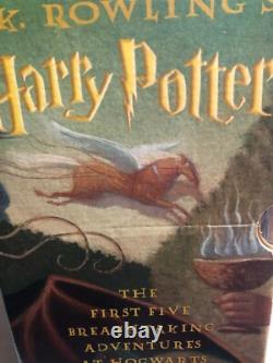 RARE SET! THE HARRY POTTER COLLECTION BOX SET 1 to 5 By J. K. Rowling, FINE HCDJ