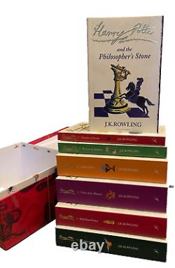 RARE UK Harry Potter set 7 Books Signature Collection from UK PB Boxed Complete