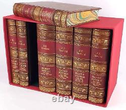 ROWLING- HARRY POTTER 7 book boxed, complete set, leather rebound